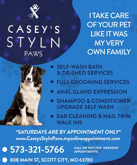 CASEY’S STYLN PAWS, SCOTT COUTY, MO