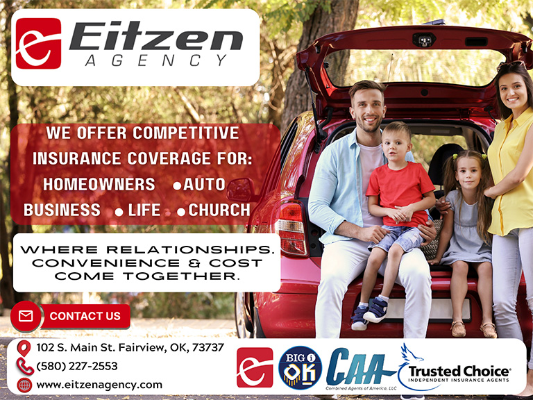 EITZEN AGENCY, MAJOR COUNTY, OK