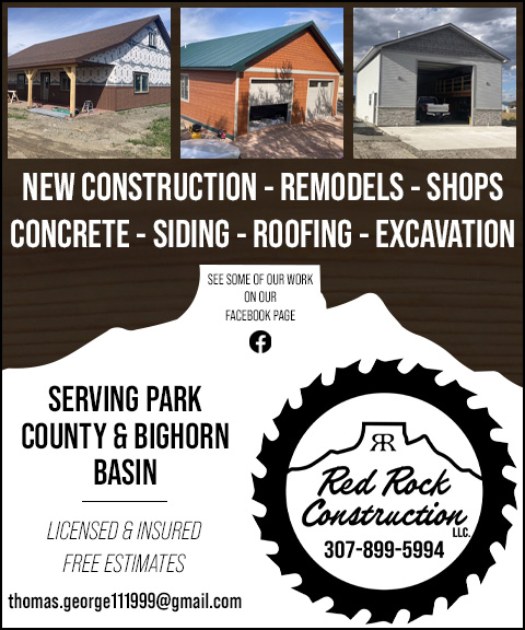 RED ROCK CONSTRUCTION, PARK COUNTY, WY