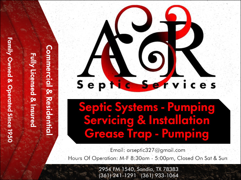 A & R SEPTIC SERVICES, JIM WELLS COUNTY, TX
