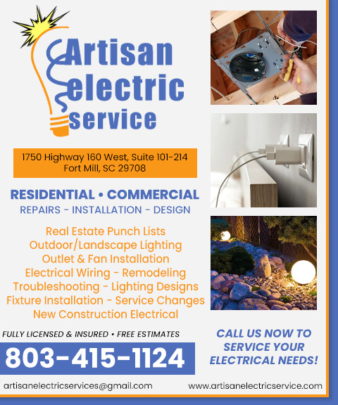 ARTISAN ELECTRIC SERVICE, YORK COUNTY, SC
