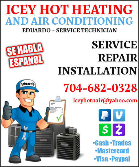 ICEY HOT HEATING & AIR CONDITIONING, IREDELL COUNTY, NC