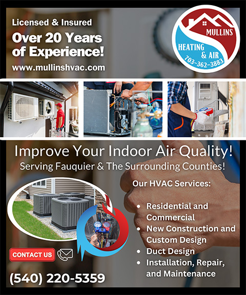 MULLINS HEATING & AIR, FAUQUIER COUNTY, VA