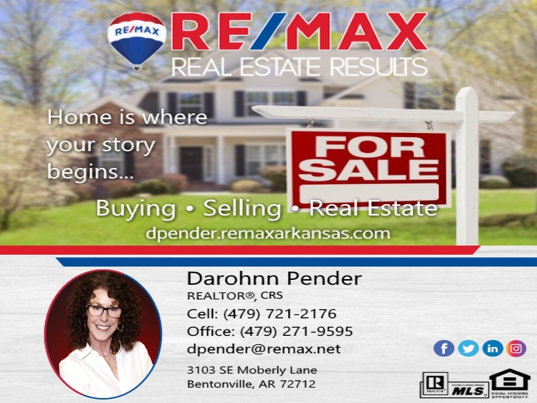Remax Real EstateDarohnn Pender, Benton County, AR