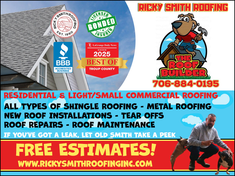 RICKY SMITH ROOFING, HARRIS COUNTY, GA