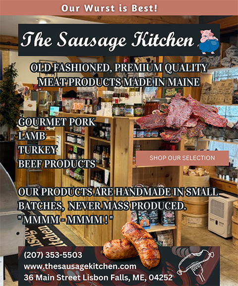 THE SAUSAGE KITCHEN, ANDROSCOGGIN COUTY, ME