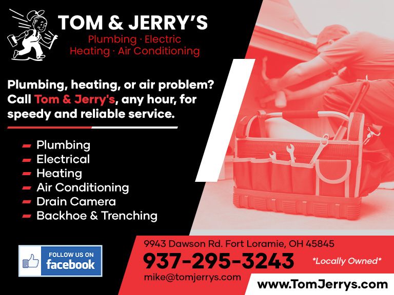 TOM & JERRY’S INC, SHELBY COUNTY, OH