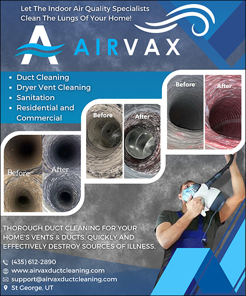 AIR VAX DUCT CLEANING, WASHINGTON COUNTY, UT