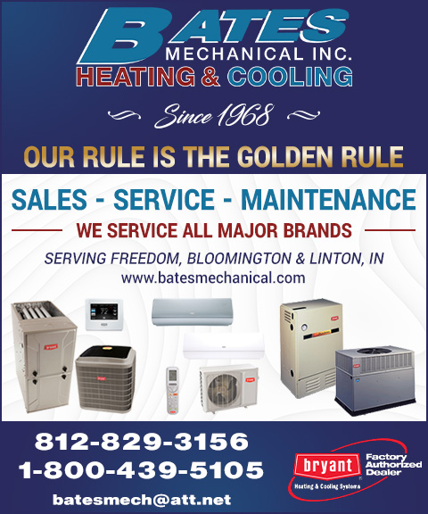 BATES MECHANICAL INC. HEATING & COOLING, OWEN COUNTY, IN