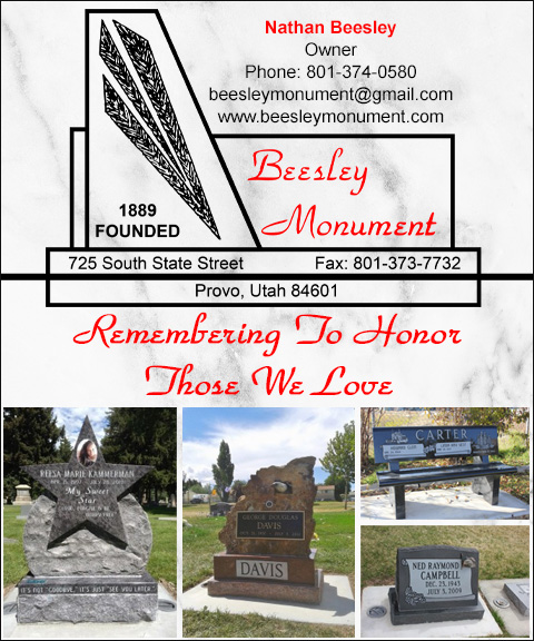 BEESLEY MONUMENT & VAULT, UTAH COUNTY, UT