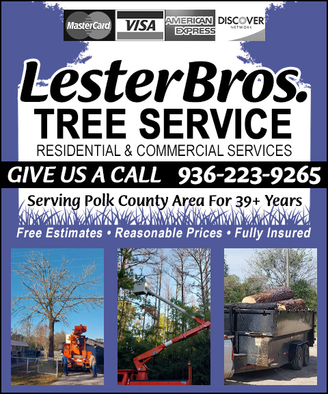 LESTER BROTHER’S TREE SERVICE, POLK COUNTY, TX