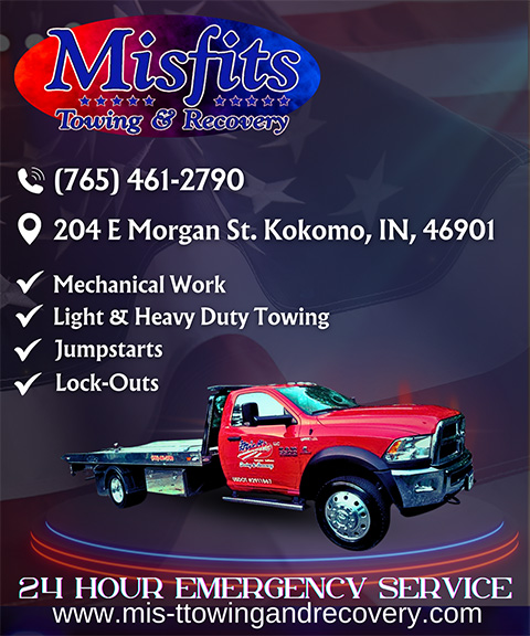 MISFIT TOWING AND RECOVERY, HOWARD COUNTY, IN