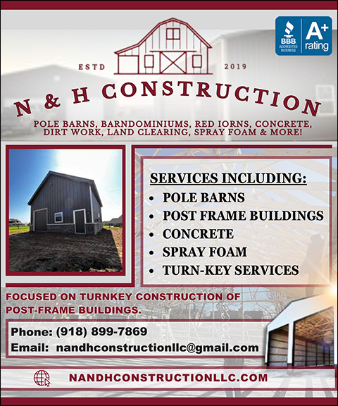 N&H CONSTRUCTION, TULSA COUNTY, OK