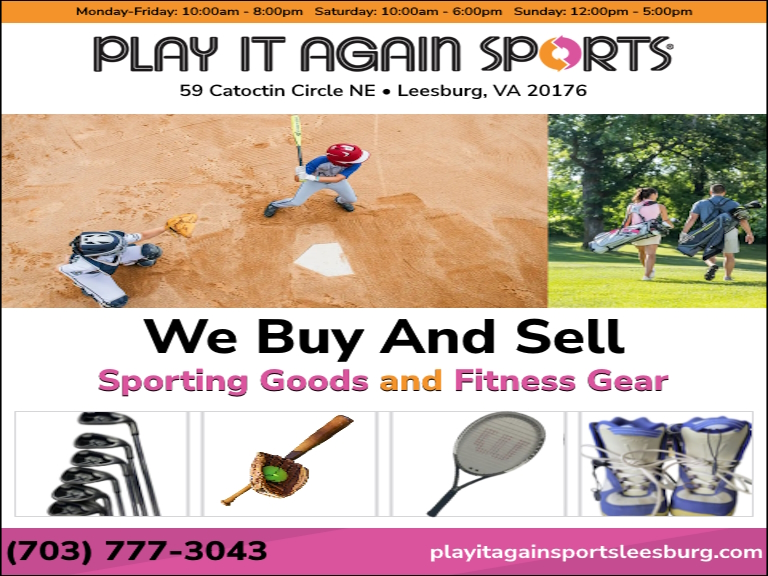PLAY IT AGAIN SPORTS, LOUDOUN COUNTY, VA