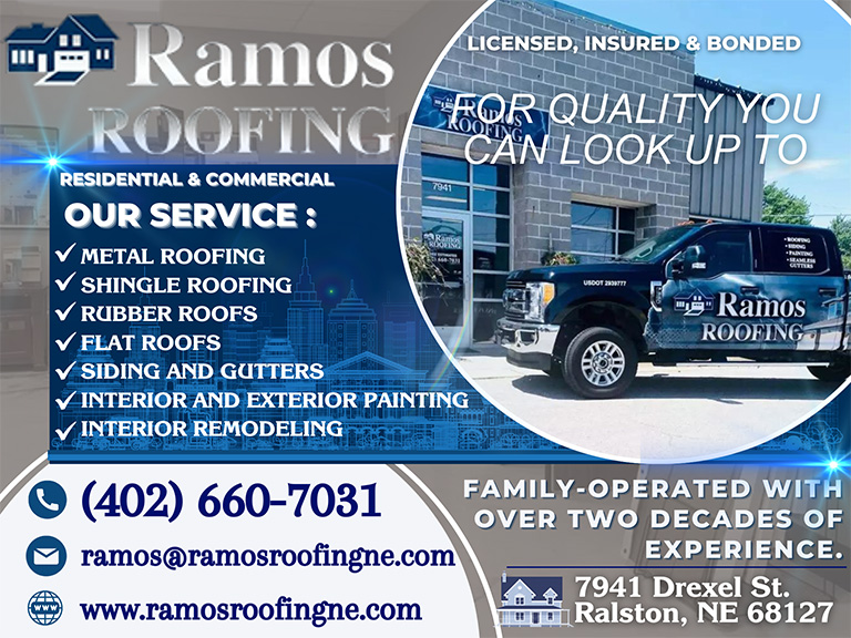 RAMOS ROOFING, SARPY COUNTY, NE