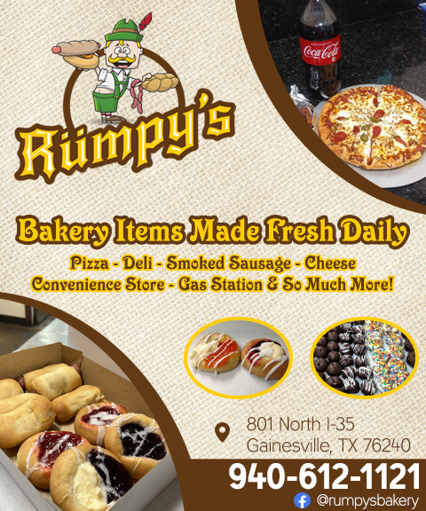RUMPY’S BAKERY & DELI, COOKE COUNTY, TX