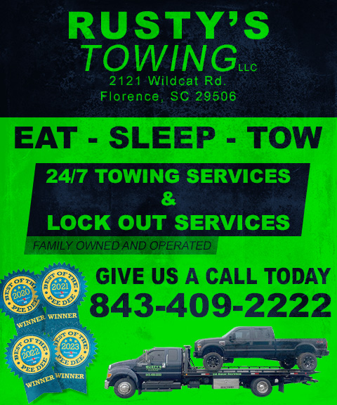 RUSTY’S TOWING, FLORENCE COUNTY, SC