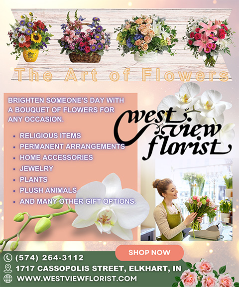 WEST VIEW FLORIST, ELKHART COUNTY, IN