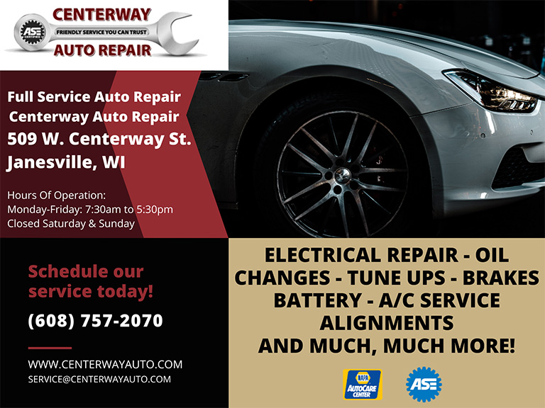 centerwayautorepair CENTERWAY AUTO REPAIR, ROCK COUNTY, WI
