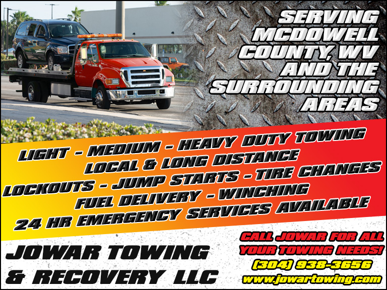JOWAR TOWING & RECOVERY, MCDOWELL COUNTY, WV