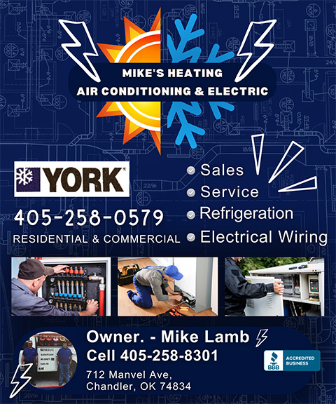 MIKES HEATING AND AIR, LINCOLN COUNTY, OK