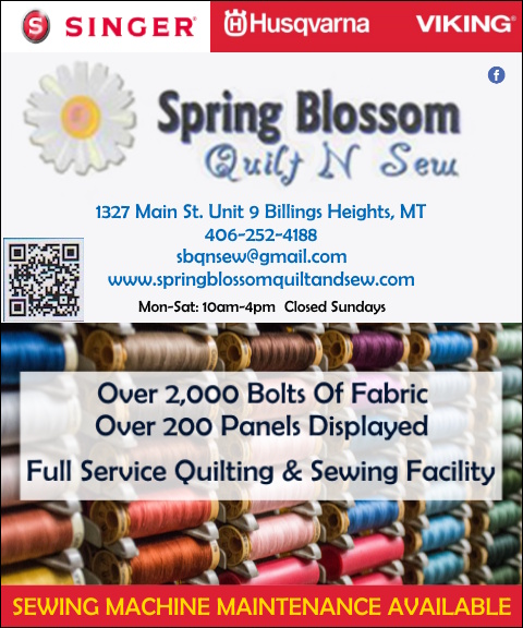 SPRING BLOSSOM QUILT N SEW, YELLOWSTONE COUNTY, MT