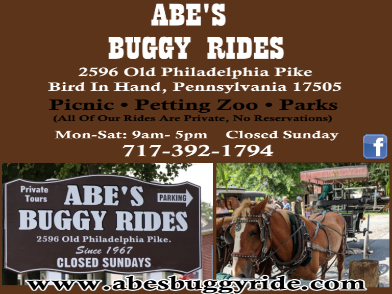 ABE’S BUGGY RIDES, LANCASTER COUNTY, PA
