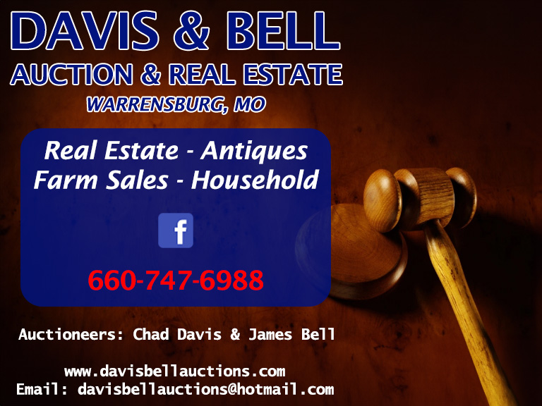 DAVIS-BELL AUCTION & REAL ESTATE, JOHNSON COUNTY, MO