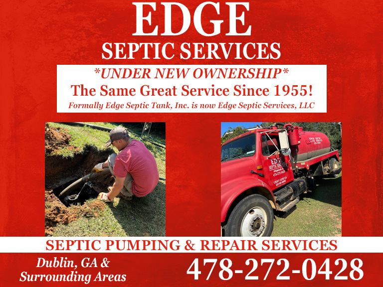 EDGE SEPTIC SERVICE, LAURENS COUNTY, GA