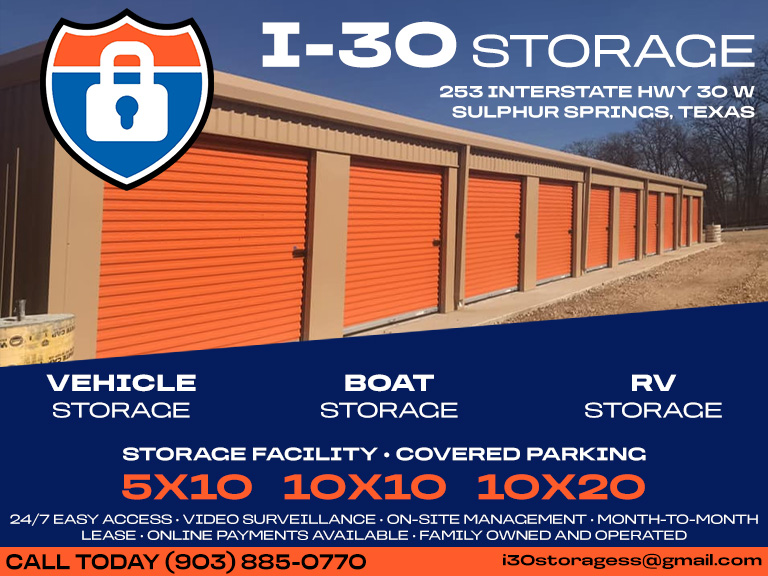 I-30 STORAGE, HOPKINS COUNTY, TX