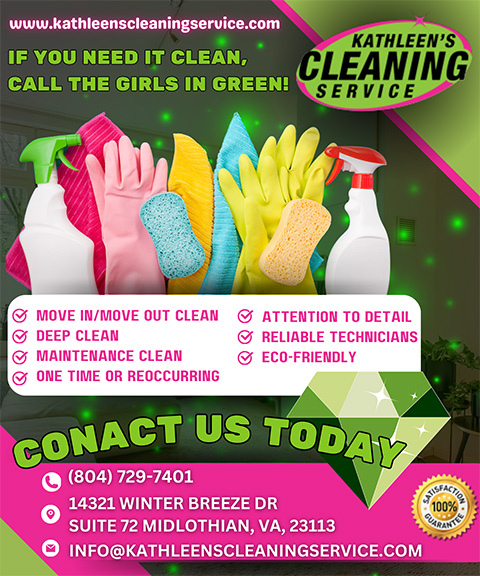 KATHLEEN’S CLEANING SERVICE, CHESTERFIELD COUNTY, VA