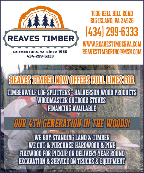REAVES TIMBER OF VIRGINIA, BEDFORD COUNTY, VA