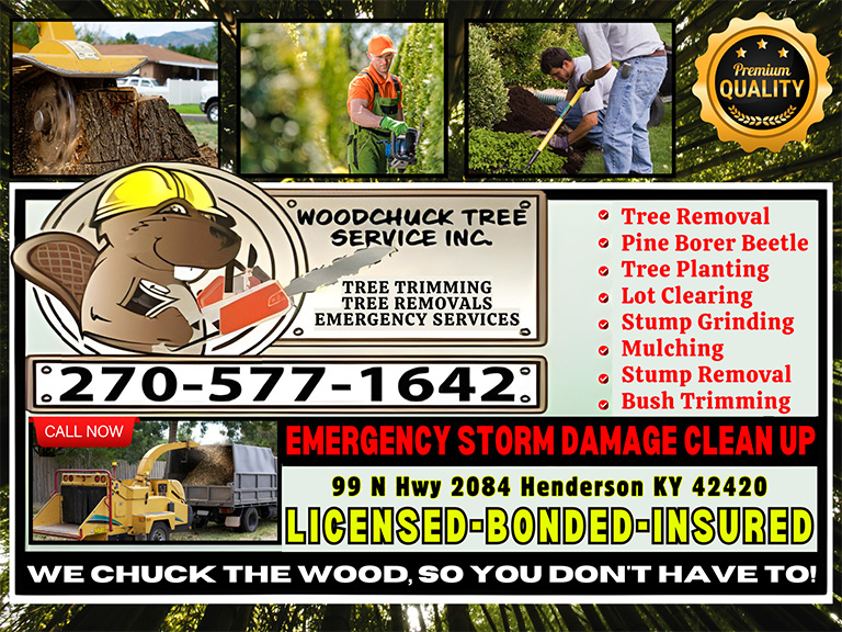 WOODCHUCK TREE SERVICE, HENDERSON COUNTY, KY