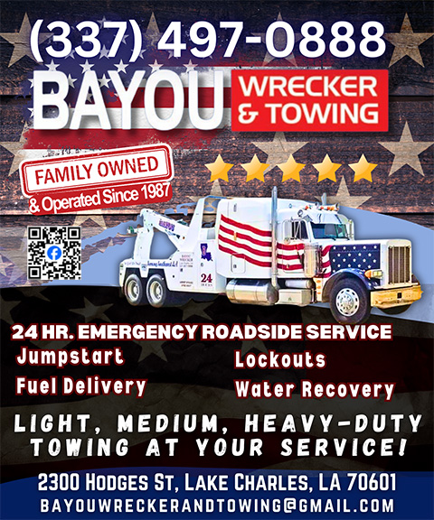 BAYOU WRECKER & TOWING, CALCASIEU PARISH, LA