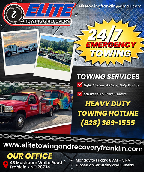 ELITE TOWING, MACON COUNTY, NC