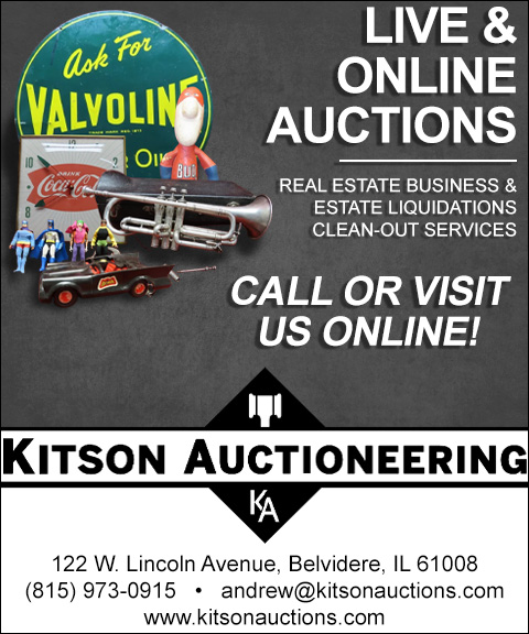 KITSON AUCTIONEERING, WINNEBAGO COUNTY, IL