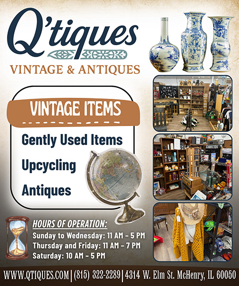 Q’TIQUES VINTAGE & ANTIQUE MALL, MCHENRY COUNTY, IL