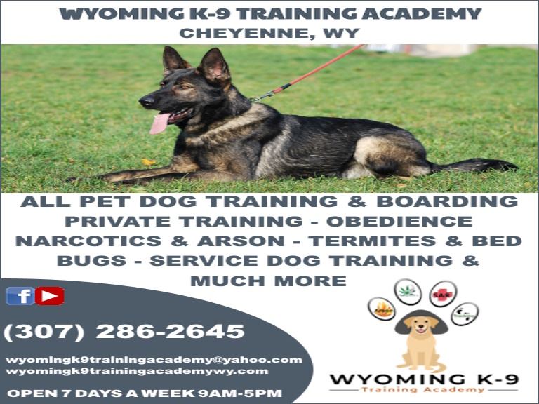wyomingknineacademy WYOMING K9 TRAINING ACADEMY, LARAMIE COUNTY, WY