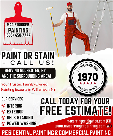 MAC STRINGER PAINTING, WAYNE COUNTY, NY