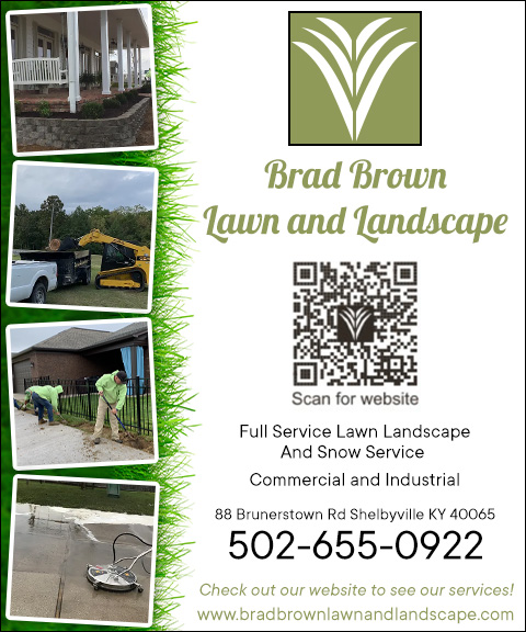 BRAD BROWN LAWN AND LANDSCAPE, SHELBY COUNTY, KY