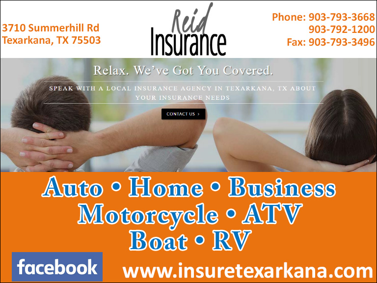 REID INSURANCE AGENCY, BOWIE COUNTY, TX