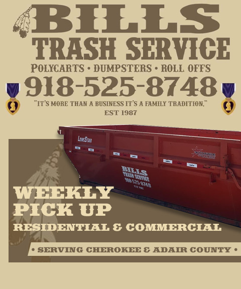 BILL’S TRASH SERVICE, CHEROKEE COUNTY, OK