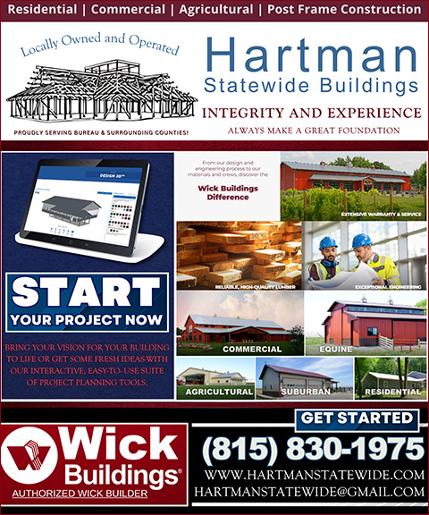 HARTMAN STATEWIDE BUILDINGS, BUREAU COUNTY, IL