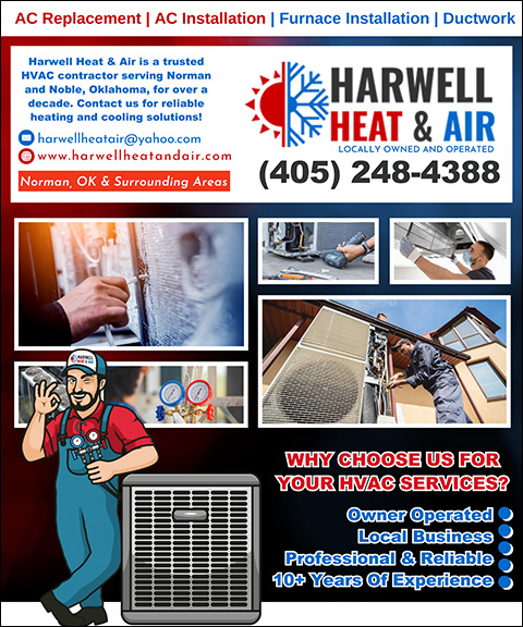 HARWELL HEAT AND AIR, MCCLAIN COUNTY, OK