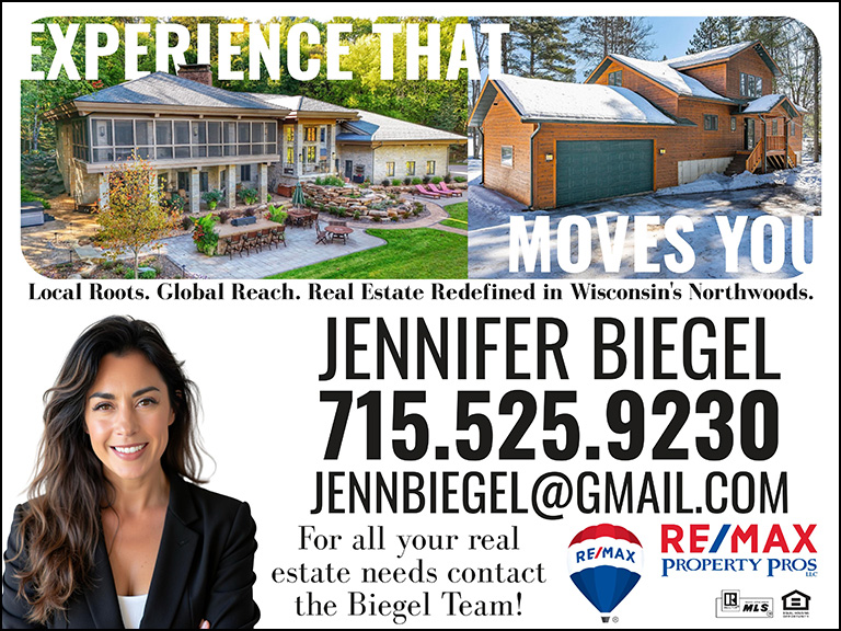 jenniferbiegelremax JENNIFER BIEGEL REMAX BIEGEL TEAM PROPERTIES, VILAS COUNTY, WI