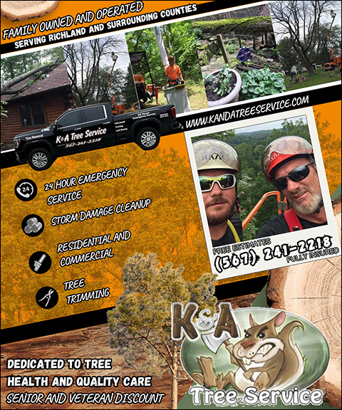 K & A TREE SERVICE, RICHLAND COUNTY, OH