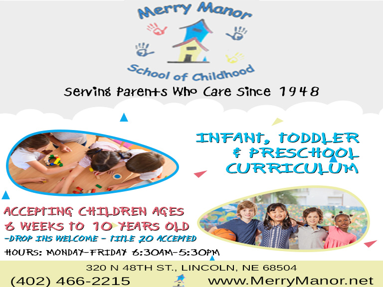 MERRY MANOR SCHOOL OF CHILDHOOD, LANCASTER COUNTY, NE