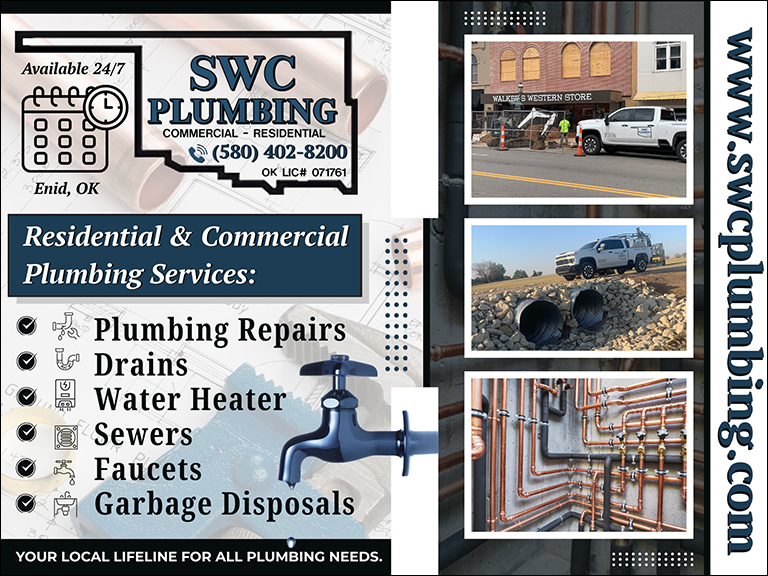 SWC PLUMBING, GARFIELD COUNTY, OK