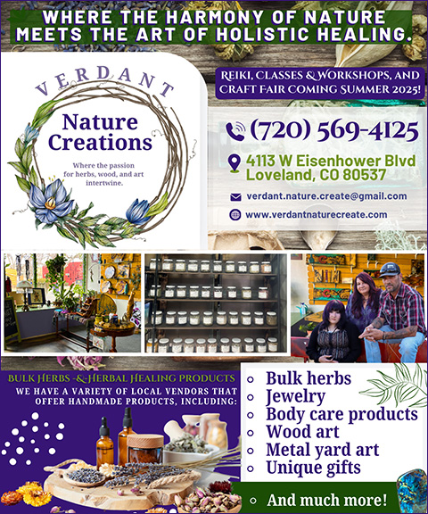 VERDANT NATURE CREATIONS, LARIMER COUNTY, CO