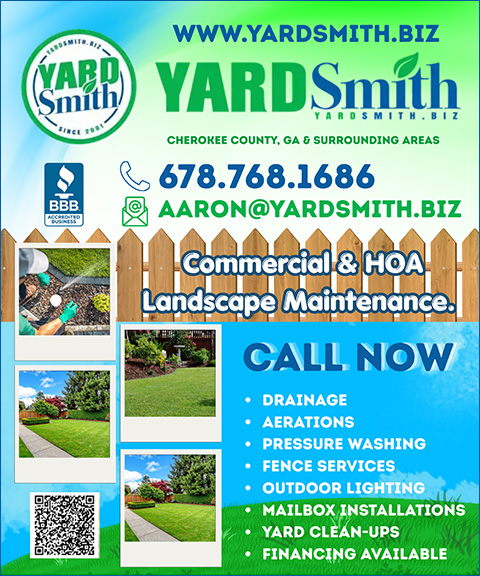 YARDSMITH, CHEROKEE COUNTY, GA